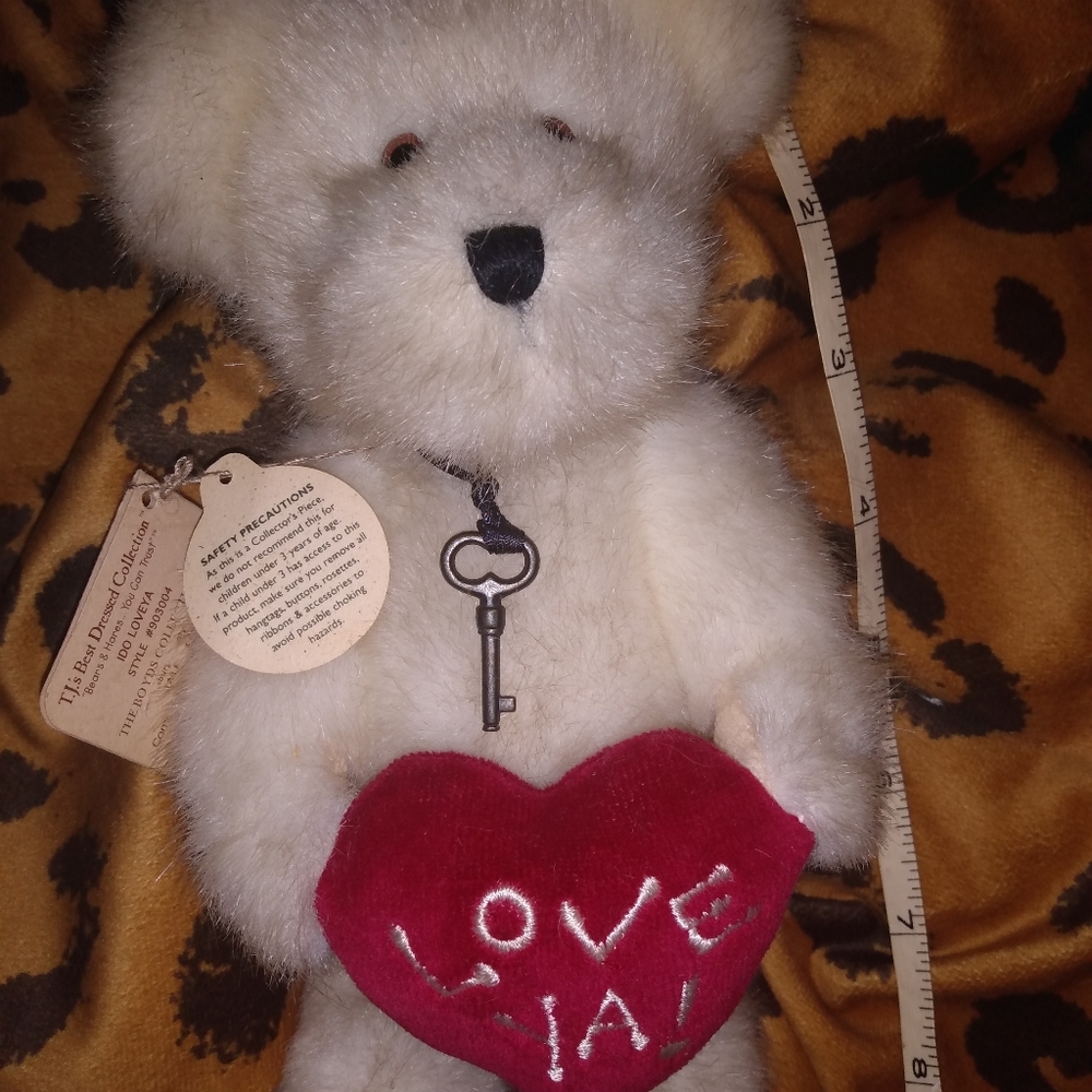 Boyd's bear with key on stand